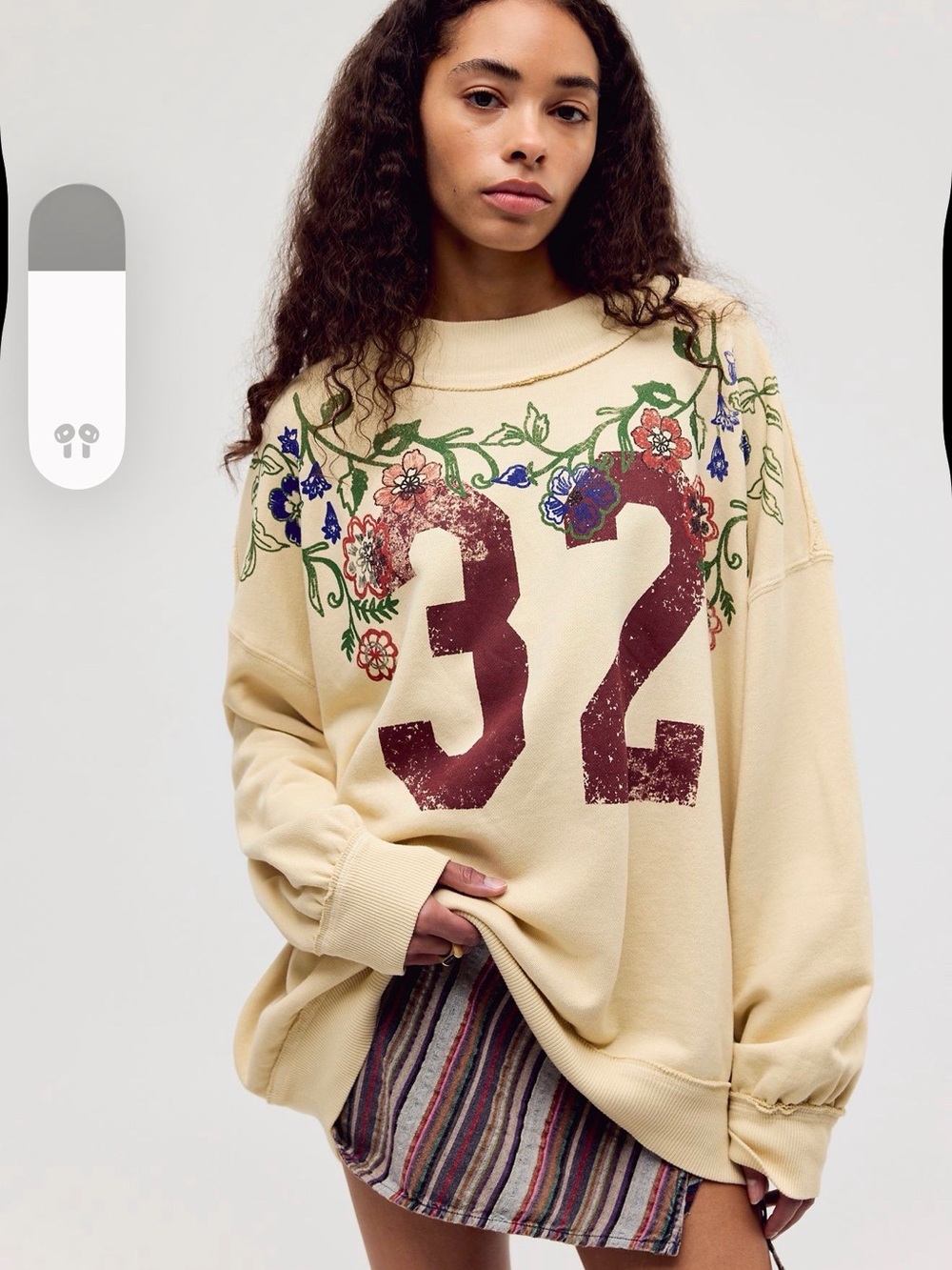 FREE PEOPLE PALM SPRINGS GRAPHIC PULLOVER NWT SOLD OUT